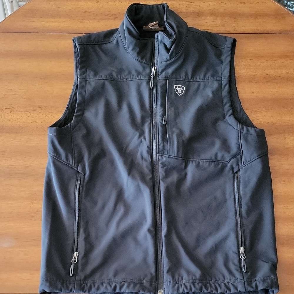 Ariat Men's Dark Gray Softshell Vest